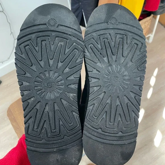 UGG Black Ankle Boots - Picture 6 of 8